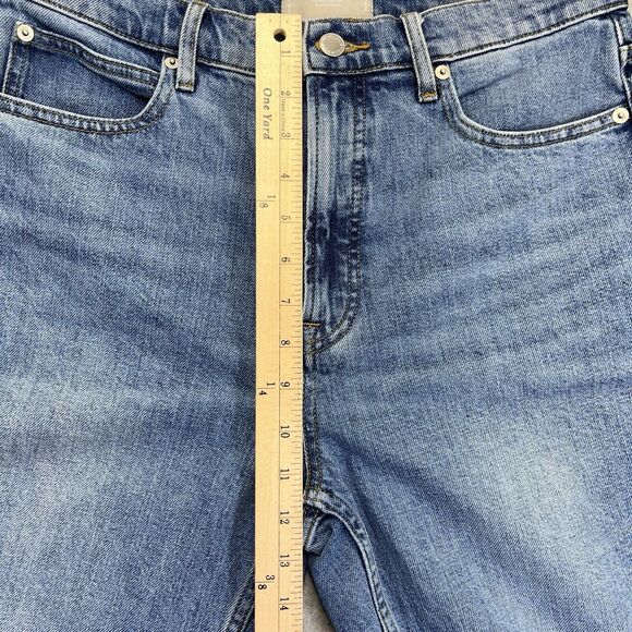 Everlane The Way-High Slim Organic Cotton Jeans Women 28R Blue Denim Straight - Picture 11 of 13